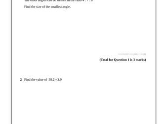 GCSE Maths 2026 - Edexcel Higher - Predicted Paper 1 (2 versions)