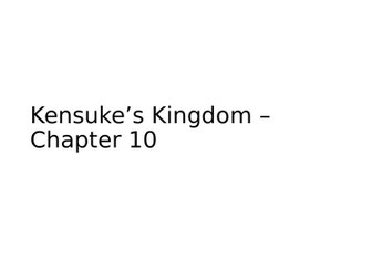 Kensuke's Kingdom- Chapter 10 - Guided Reading Lesson