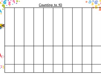 Count to 10 - cut and stick