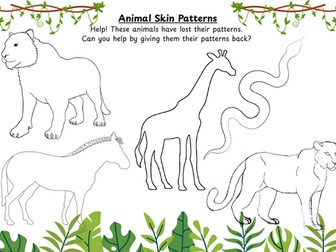 Missing Animal Skin Patterns
