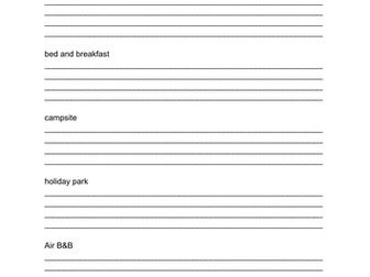T&T BTEC review test knowledge & definitions ACCOMODATION TRANSPORT A