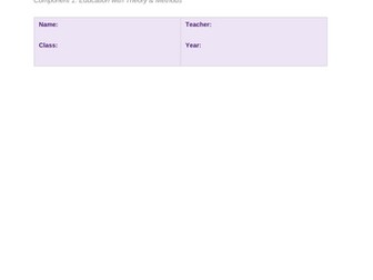 Education workbook - A level Sociology