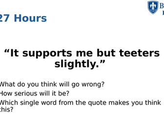Non-Fiction Cambridge iGCSE Paper 1 Practice 127 Hours