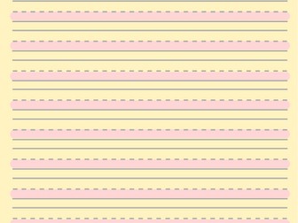 RWI Jam handwriting sheet