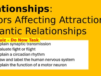 Relationships AQA Psychology A level Self Disclosure Full Lesson