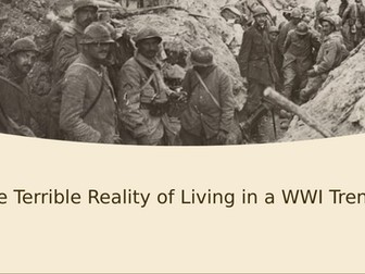 WWI Trench Warfare Slideshow Presentation