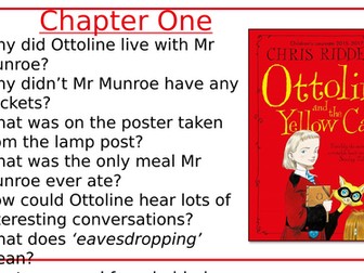 Ottoline and the Yellow Cat Guided Reading PowerPoint with VIPER questions.