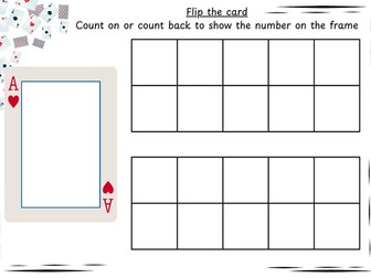 Flip the card - count on or count back