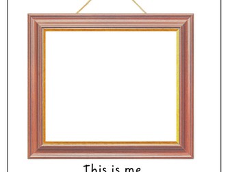 All About Me Book Template