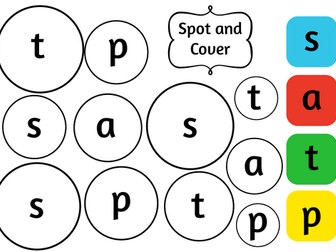 Spot and Cover - Initial Sounds