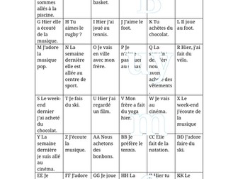 French hobbies betting game!