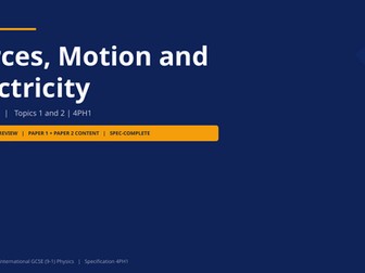 IGCSE Physics: Forces, Motion & Electricity