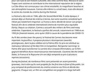 LE FESTIVAL DE CANNES