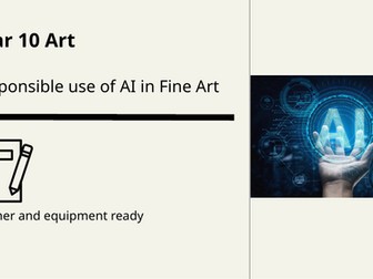 Responsible use of AI in Fine Art