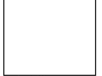 Foundation of Writing Templates for Black Line Drawing