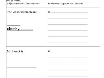 Street Child - Chapter 6 inference questions