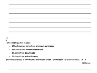 AQA Paper 2 - 2026 - Preliminary Material - Computer Games Market (2)