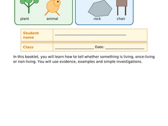 LIVING THINGS  YR 3 SCIENCE