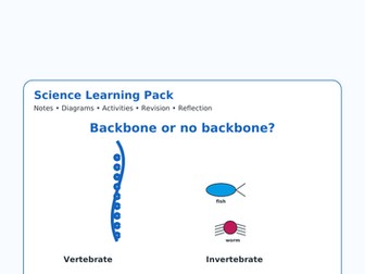 VERTERBRATE S AND INVERTEBRATES YR 3 SCIENCE