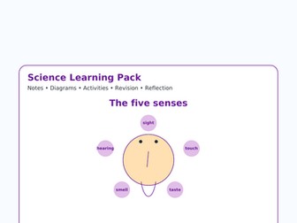 HUMAN SENSES YR 3 SCIENCE