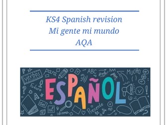 AQA Spanish GCSE Revision booklet