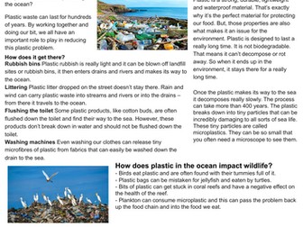 D&T Cover Lesson Booklet: The 6Rs of Sustainability