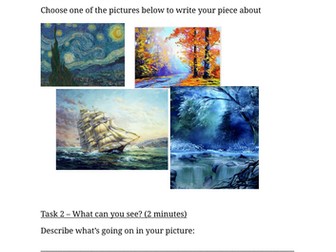 Pictures at an Exhibition - Composing Sheet