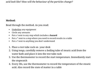 Cooling curve (Stearic acid) write up
