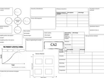 VCERT Business and Enterprise revision mats