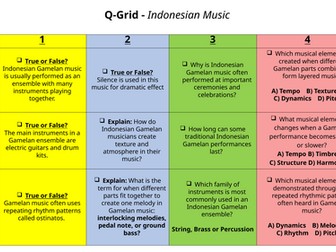 Q-Grid Questioning in Music Lessons
