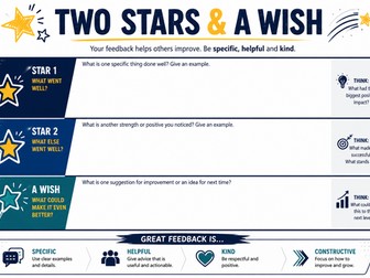 Two Stars and a Wish - Feedback Activity