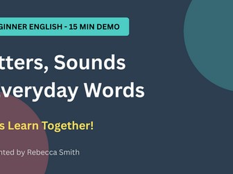 Beginner English: Short Vowel Sounds & Words