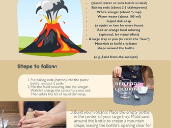 Volcanic eruption and how to make Sushi