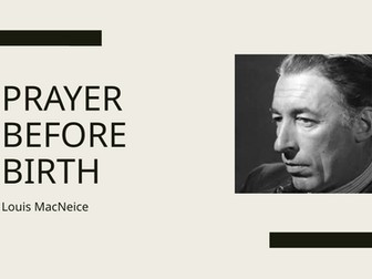 Prayer Before Birth