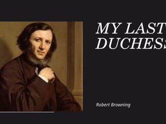 My Last Duchess