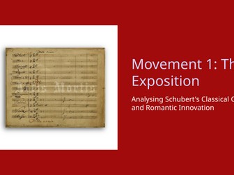 Schubert Symphony No. 5 in B♭ major – Movement 1: The Exposition
