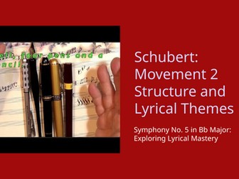 Schubert Symphony No. 5 in B♭ major – Movement 2 Structure and Lyrical Themes