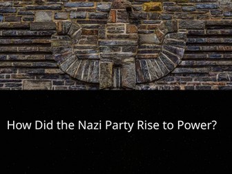 Rise of Nazism Slideshow Presentation
