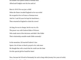 Edward the Confessor Poem