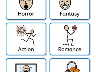 Book Genre Cards