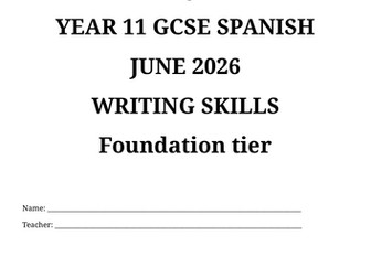 Writing (Foundation) Revision booklet - GCSE 2024 AQA style