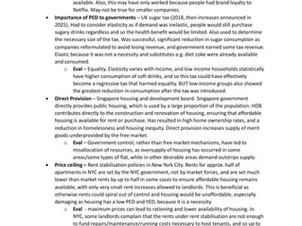 IBDP SL Microeconomics Examples