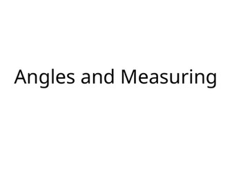 Year 7- Angles Topic