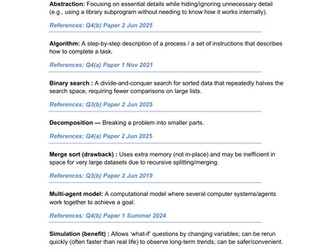 EDEXCEL IGCSE COMPUTER SCIENCE REVISION NOTES