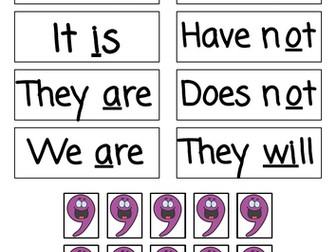 Year 2 Apostrophes for Contraction
