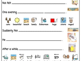 Year 2 The Storm Whale retell prompts