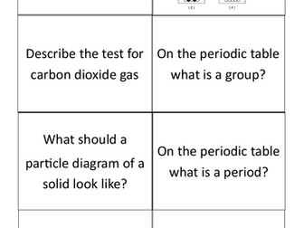 C1 question cards Edexcel foundation
