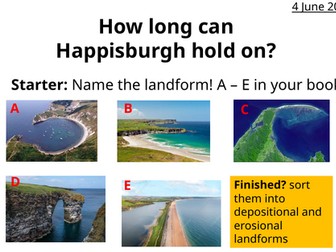 Why is Happisburgh eroding so fast?