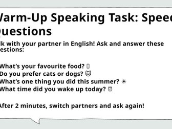 Lesson 1 ESL IGCSE Informal Email