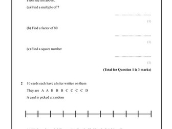 GCSE Maths 2026 - Edexcel Foundation - Predicted Paper 3